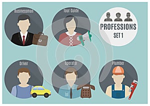 Profession people. Set 1