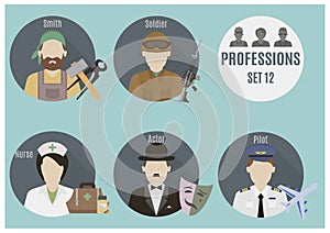 Profession people. Set 12