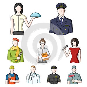 Profession related icon set