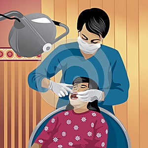 Profession set: dentist