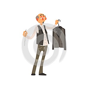 Profession Tailor Vector Illustration