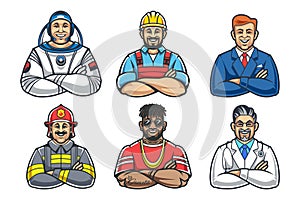 Profession Vector Characters Set