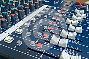 Professional audio mixer