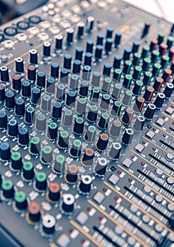 Professional audio mixer