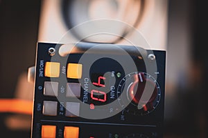 Professional preamp in studio