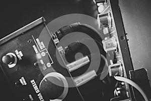 Professional preamp in studio