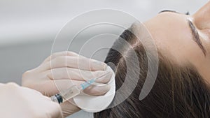 Professional beauty procedure for improvements hair.