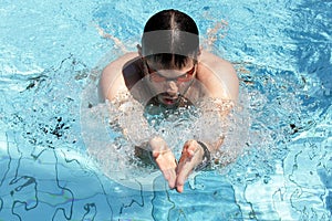 Professional Breaststroke Swimmer