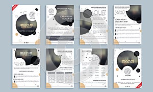 Professional brochure, template or flyer layout.