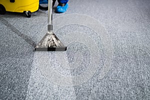 Professional Carpet Cleaning Service. Vacuum Cleaner