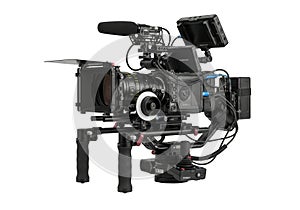 Professional cinema camera rig
