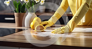 the professional cleaning of kitchens