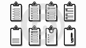 Professional Clipboard Checklist Icon for Assessments