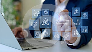 Achieving Competitive Advantage through business strategy and innovation.