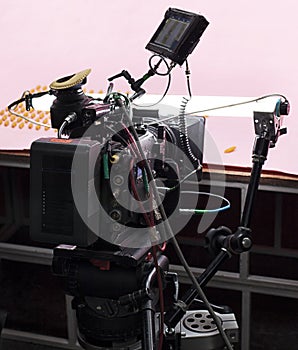 Professional digital video camera.