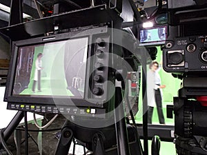 Professional digital video camera.