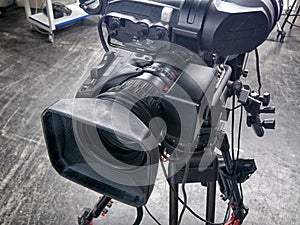 Professional digital video camera.