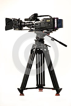 Professional digital video camera.