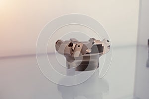 Professional drill closeup. Lathe Drill