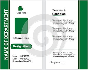 Professional Elegant Employee ID Card