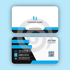 Professional elegant Modern business card design template