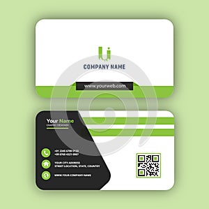 Professional elegant Modern business card design template