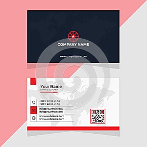 Professional elegant Modern business card design template