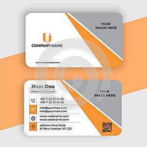 Professional elegent creative business card design template