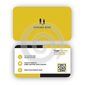 Professional elegent creative business card design template