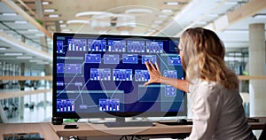 Professional Engineer Using Node Editor For Business Development