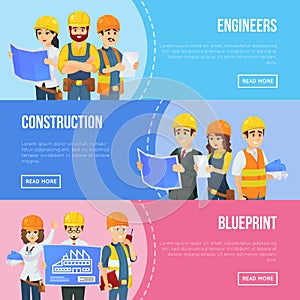 Professional engineering and construction concept