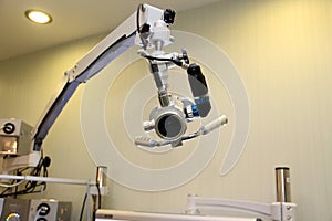 Professional EVO ENT Workstation. Medical light equipment. photo