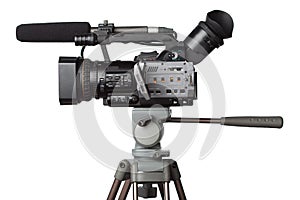 Professional full HD camcorder photo