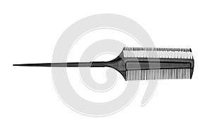 Professional hairbrush isolated on a white background