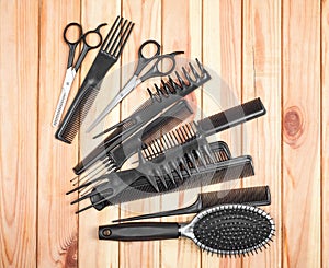 Professional hairdresser tools