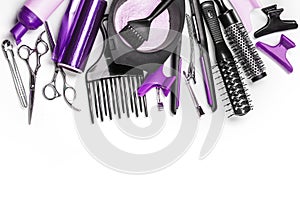 Professional hairdresser tools