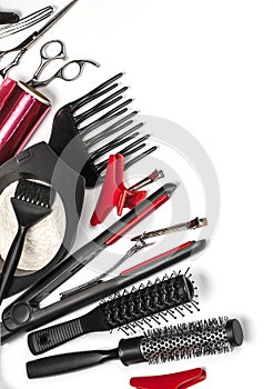 Professional hairdresser tools