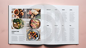 professional indesign table template