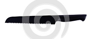 Professional isolated kitchen knife on a white background.