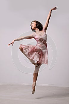 Professional jumping ballerina