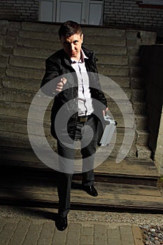 Professional killer on the street