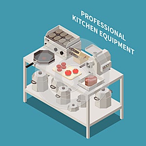 Professional Kitchen Composition
