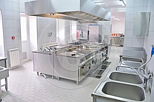 Professional kitchen interior