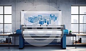 Professional large format printing plotter or cutting plotter for high quality printing services