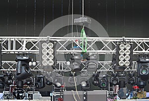 Professional lighting equipment projectors, led light on stage s