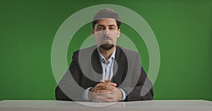 Professional Live Streaming Studio Setup with Presenter