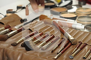 Professional make up artist set