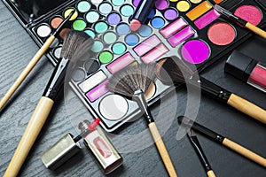 Professional make up and brushes