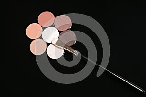 Professional make up set of cosmetics