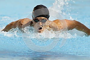 Professional Male Swimmer